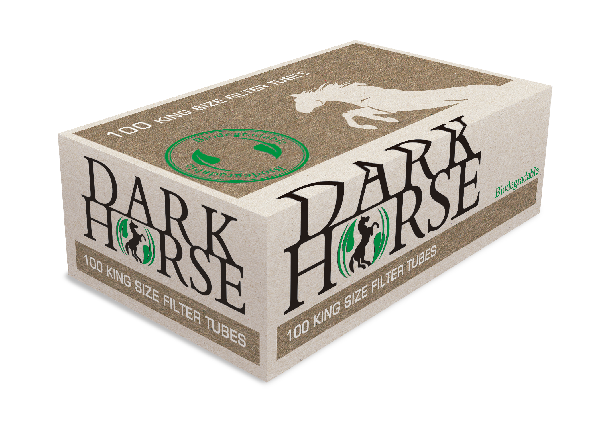 Dark Horse Zigarettenhülsen "Bio" 50Boxen je 100Hülsen
