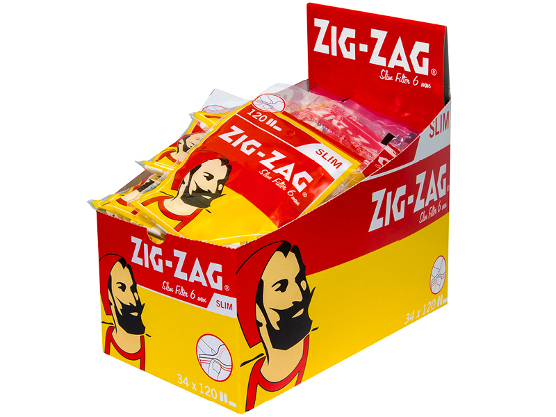 Zig-Zag Slim Filter 34Beutel je 120Filter