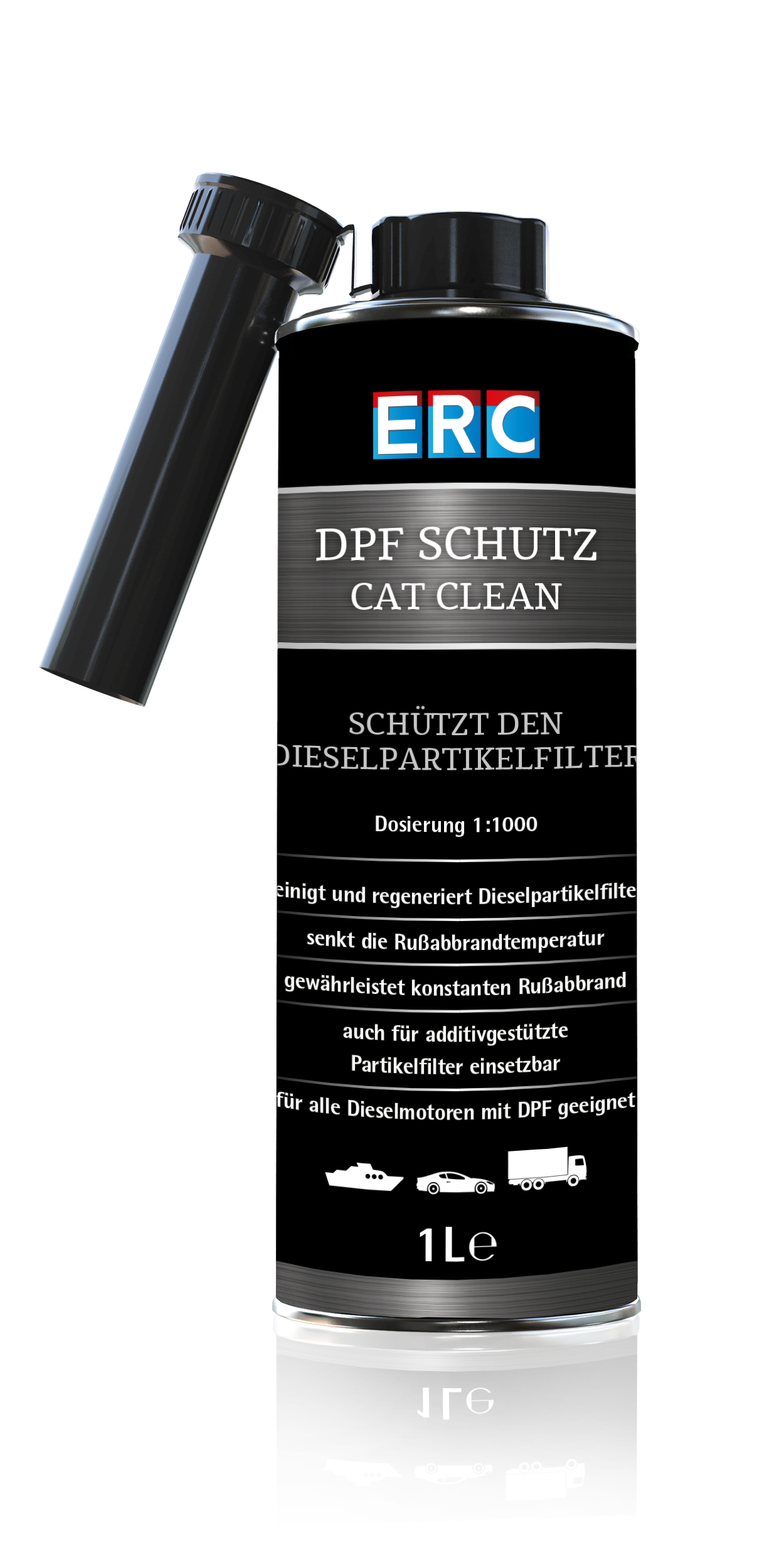 ERC DPF Schutz CatClean 1l, zur Regeneration von Dieselpartikelfiltern