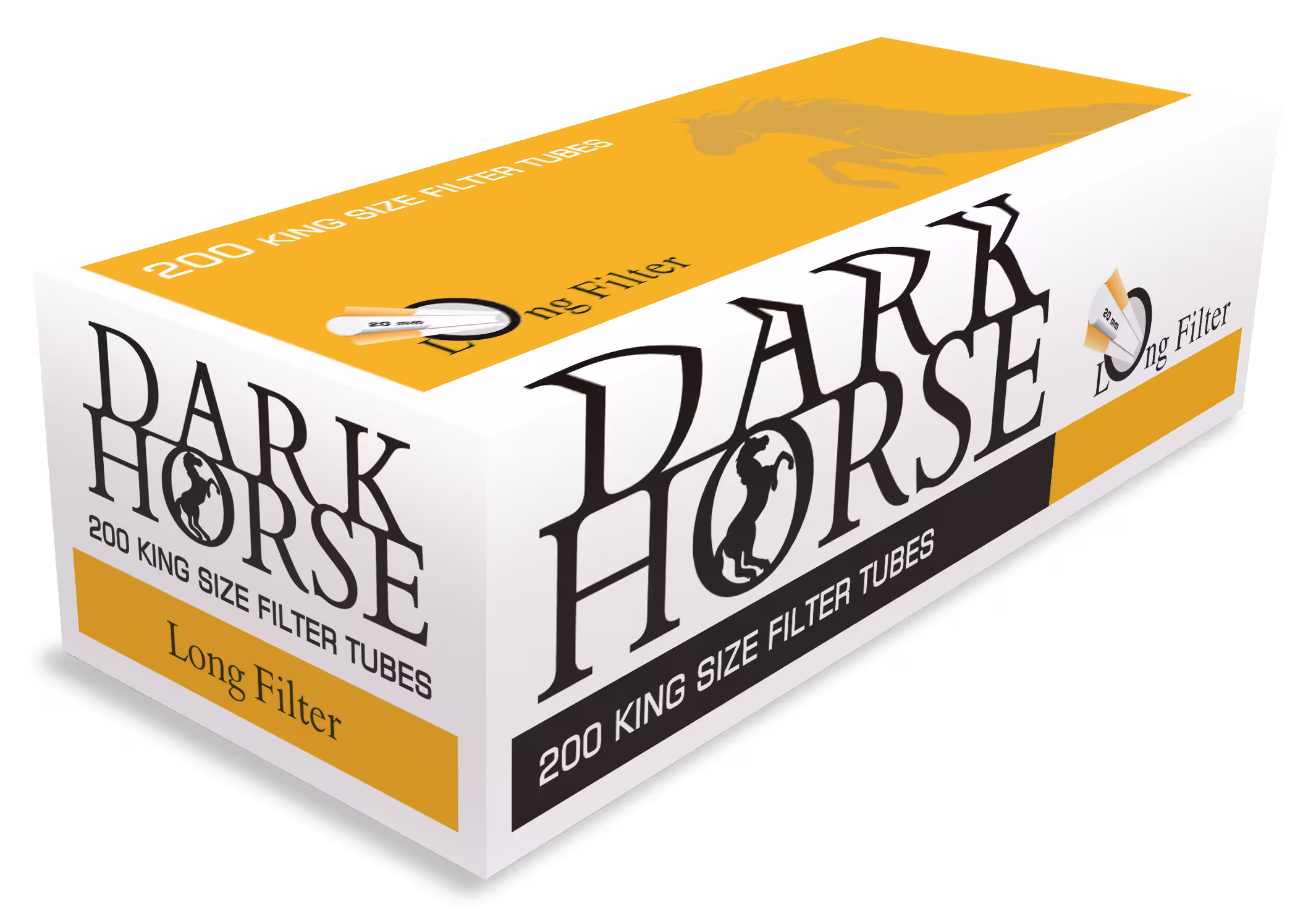 Dark Horse Zigarettenhülsen "Long Filter" 5Boxen je 200Hülsen