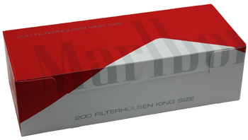 Marlboro Zigarettenhülsen "Red" 5Boxen je 200Hülsen