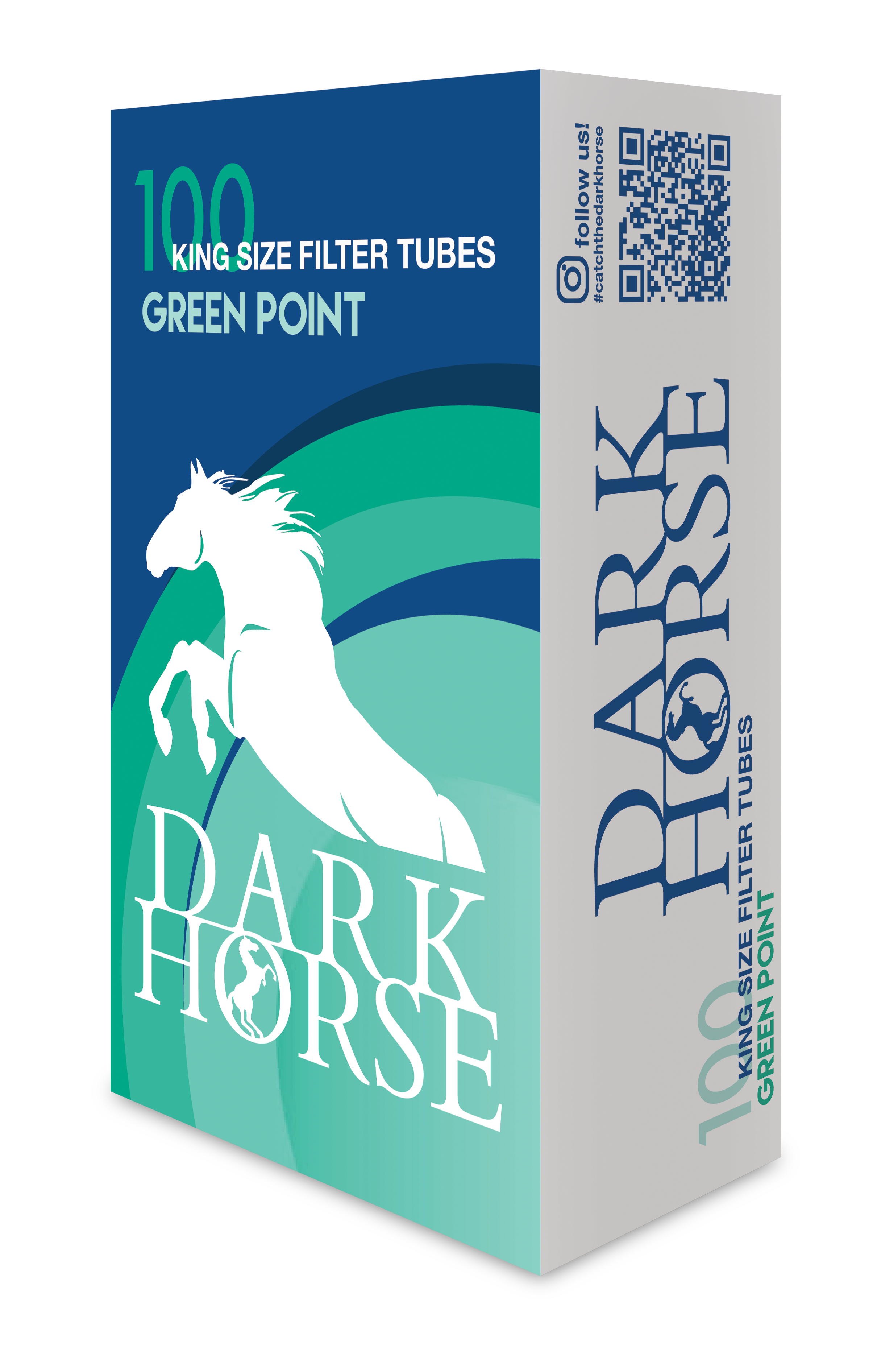 Dark Horse Zigarettenhülsen "Green Point" 50Boxen je 100Hülsen